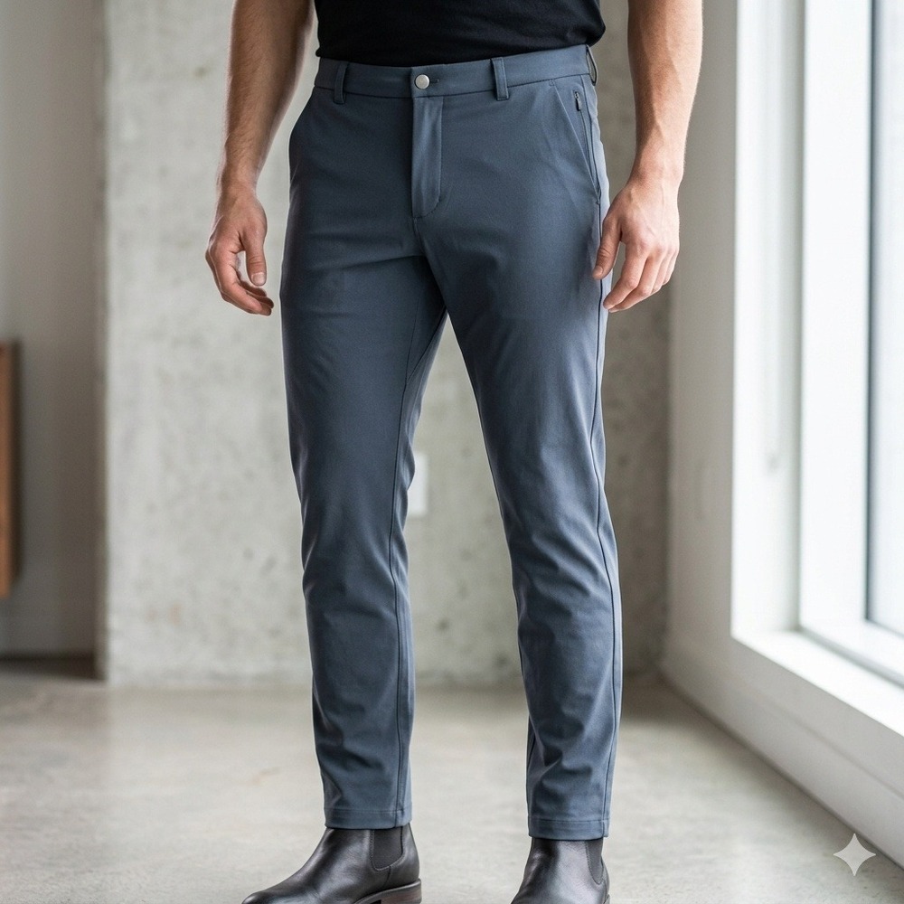 Lululemon Commission Pant Classic Mens 38x30 Dark Grey Technical Stretch Golf